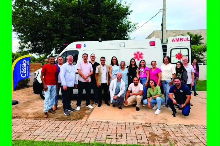 Deputado Cássio Gois garante ambulância UTI inédita para Nova Estrela e amplia investimentos na saúde do interior