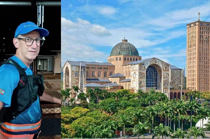 Fé na estrada: peregrino percorre 800 km até Aparecida em 14 dias