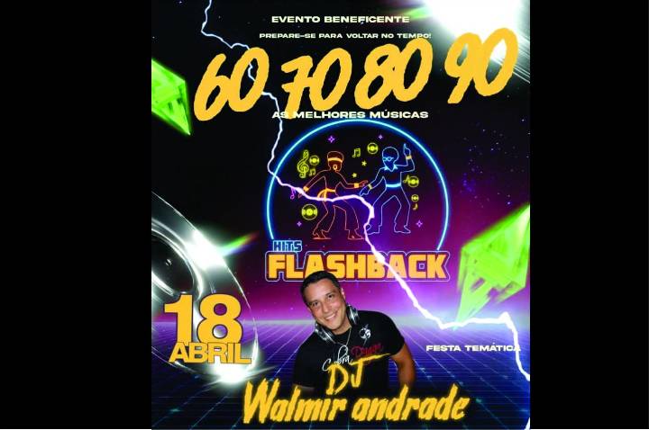 Festa Hits Flashback promete noite nostálgica em Cacoal