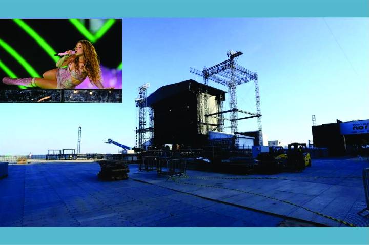 Homem morre durante montagem de palco para show de Shakira no Rio de Janeiro