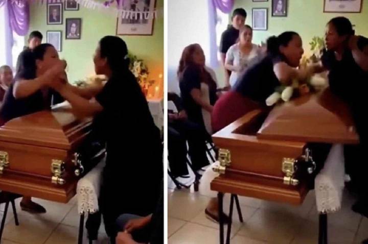 Mulheres descobrem que namoravam o mesmo homem e brigam em funeral