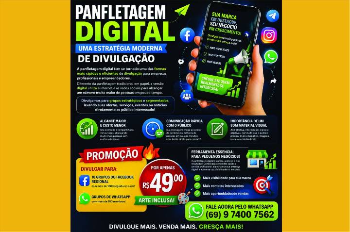 Panfletagem digital cresce como alternativa moderna de divulgação para empresas