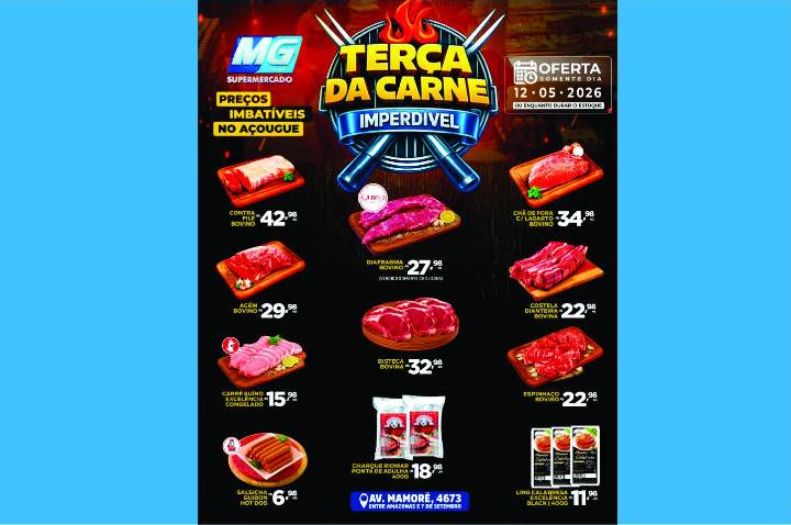 Porto Velho - RO TERÇA DA CARNE MG CONCEPT: preços imbatíveis e cortes de qualidade esperam por você!