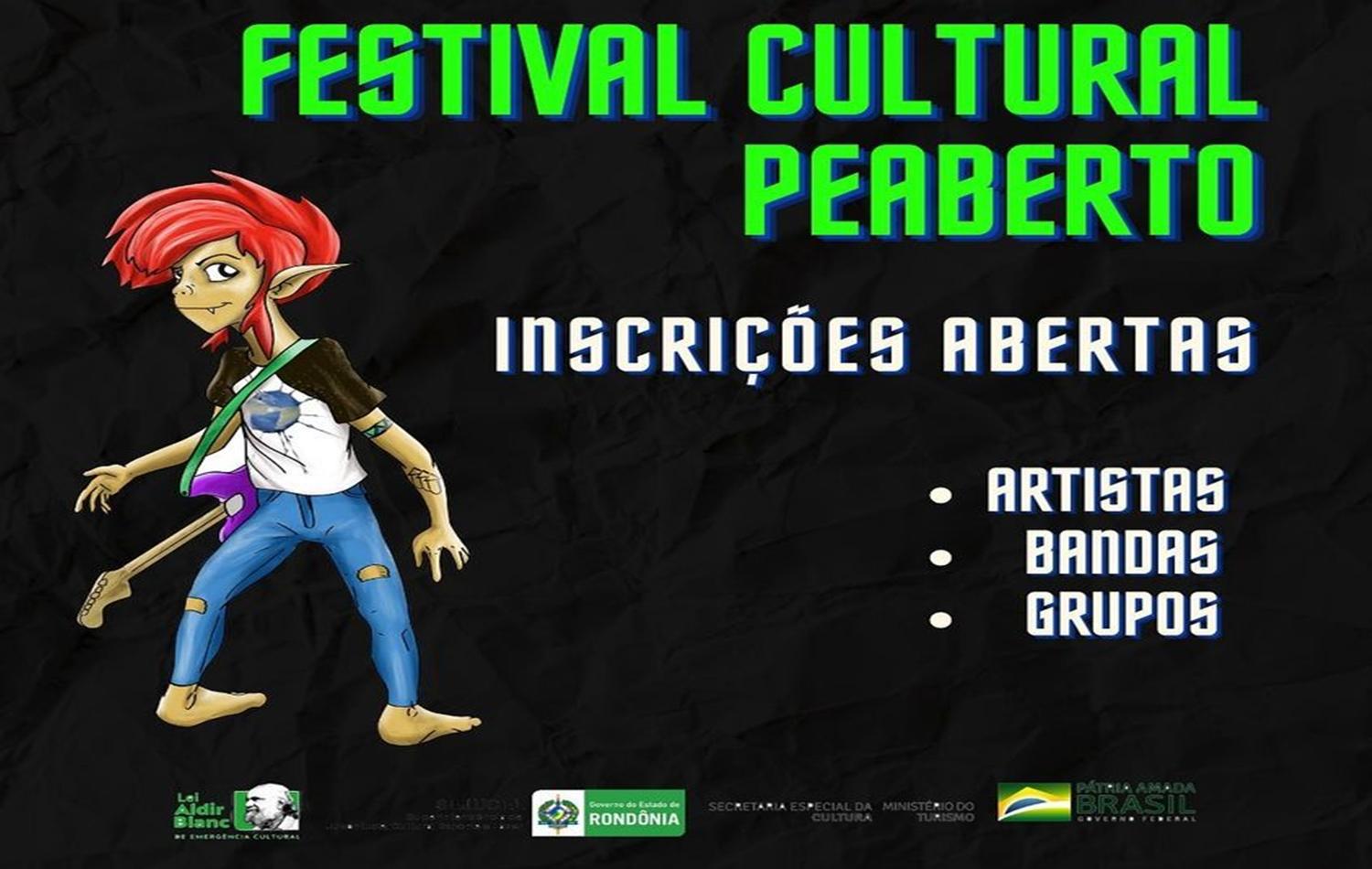 Festival Cultural PeAberto inicia inscrições