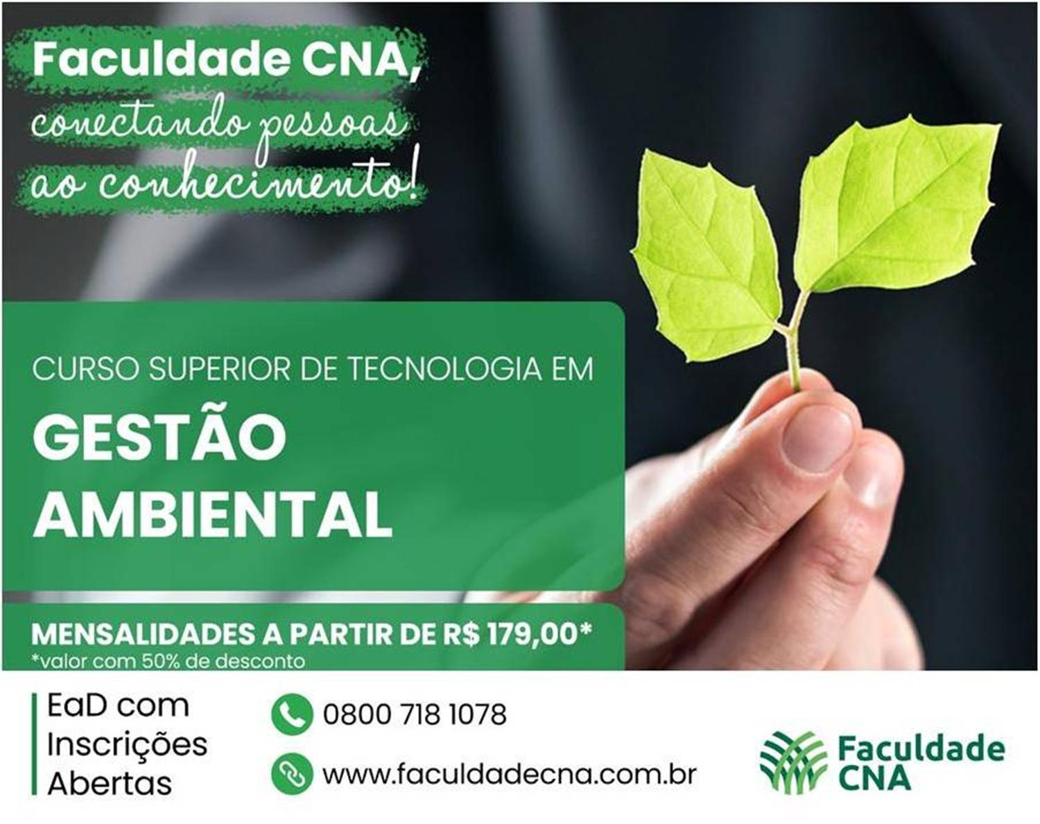 Faculdade CNA abre cursos em Rondônia - CONFIRA EDITAL