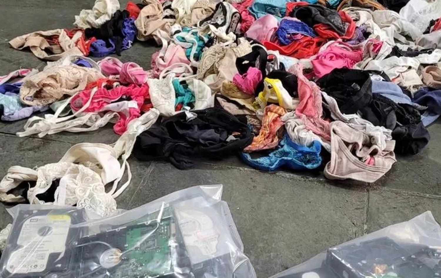 Polícia encontra 'coleção' de 140 calcinhas com investigado por pedofilia