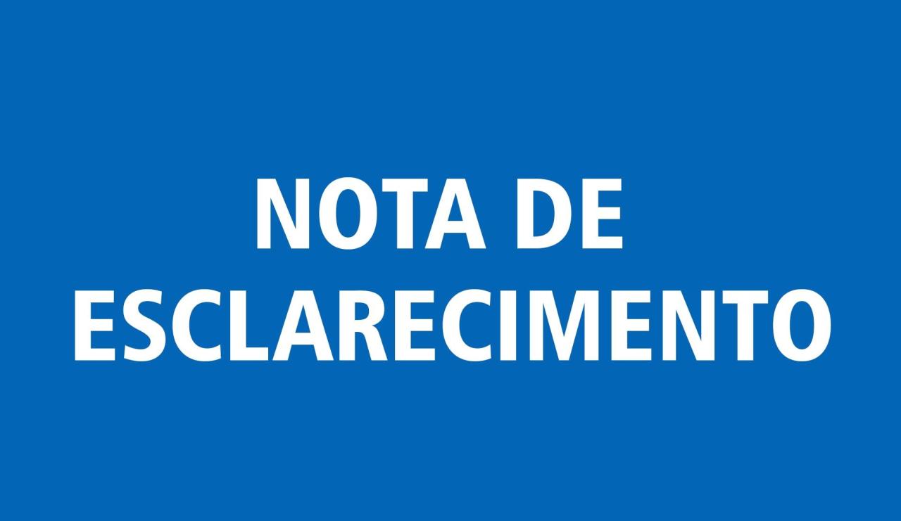 AMBEV - NOTA DE ESCLARECIMENTO