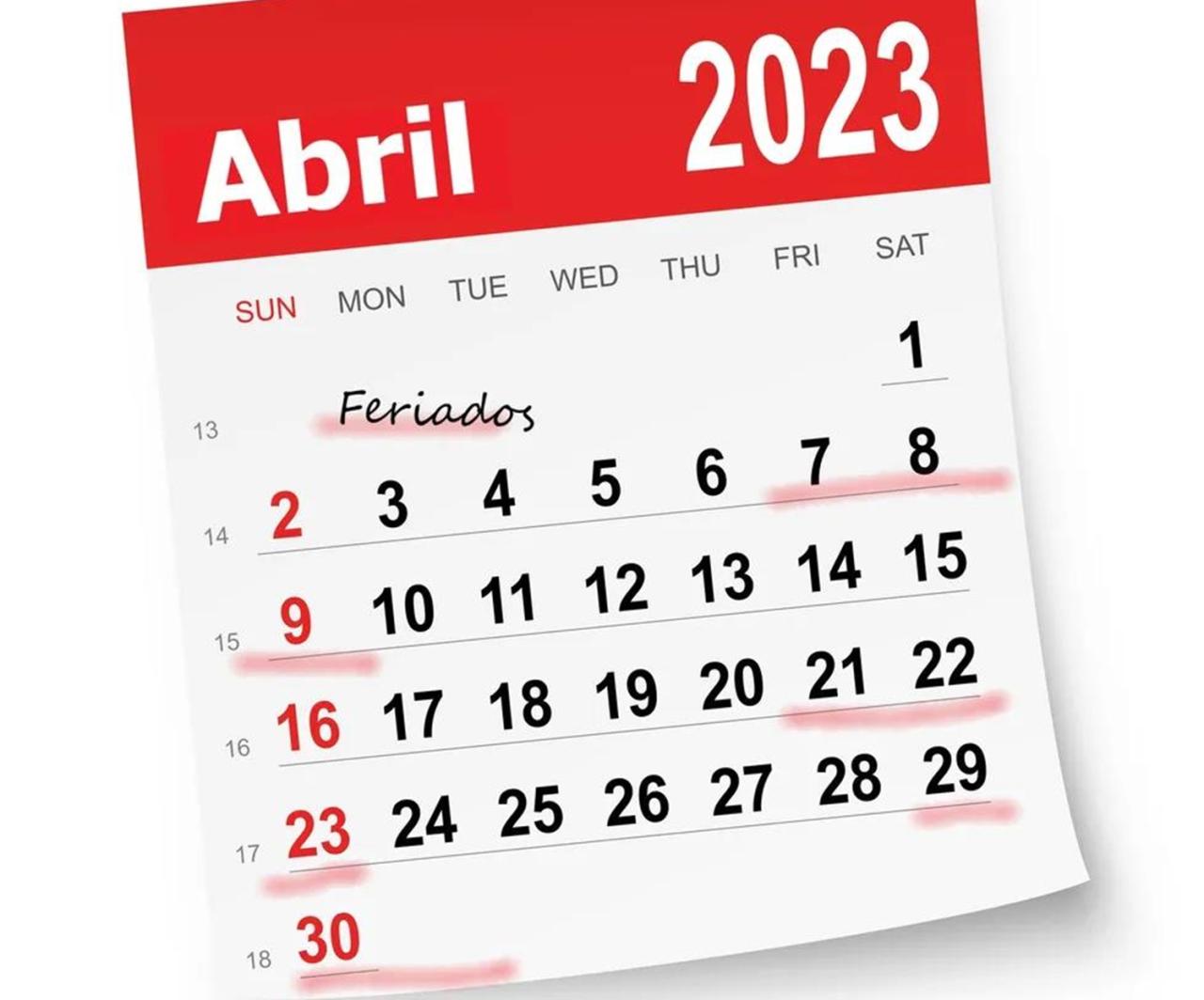 Mês dos feriados, Abril começa com semana santa e terá mais uma folga prolongada