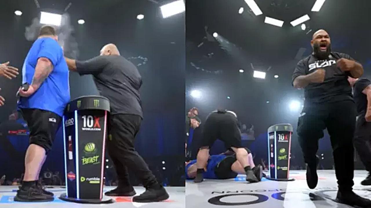 VÍDEO - Famoso da internet de 210 kg é nocauteado em evento de tapa na cara; assista