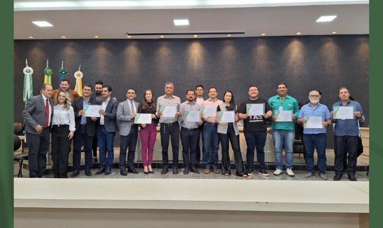 Câmara de Cacoal concede MOÇÃO DE APLAUSO à Faperon, produtores e várias entidades