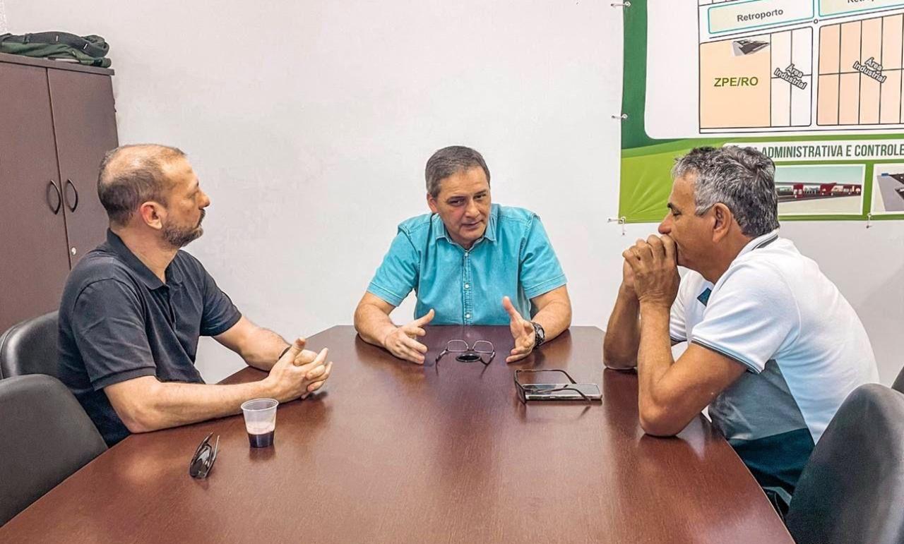 Presidente da Faperon se reúne com diretor do Porto Público Organizado de Rondônia