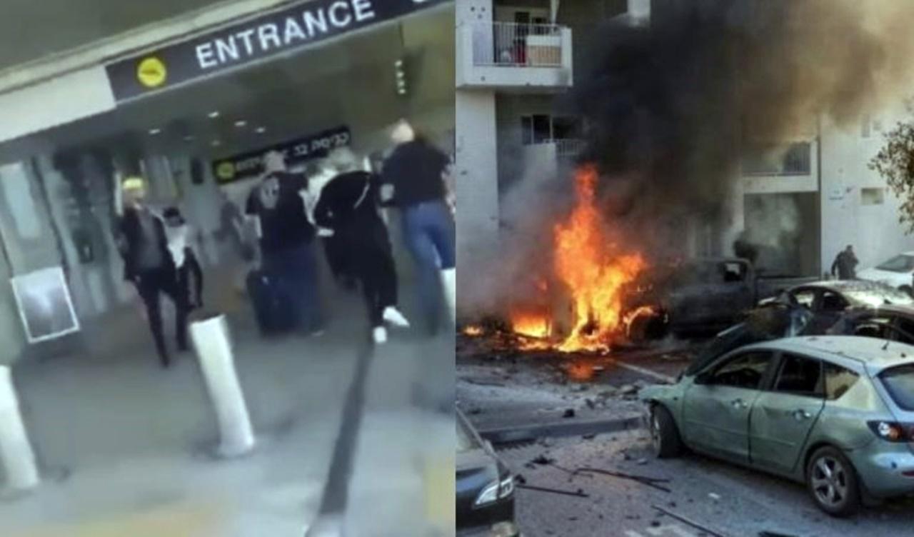 VÍDEO: turistas desesperados invadem aeroporto de Tel Aviv para fugir de bombardeios