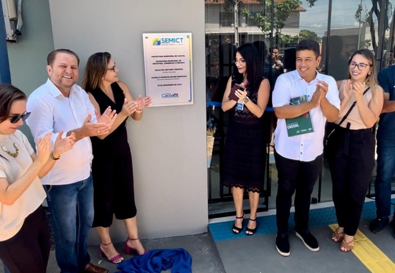 CACOAL - Secretaria de Indústria e Comércio ganha novo prédio