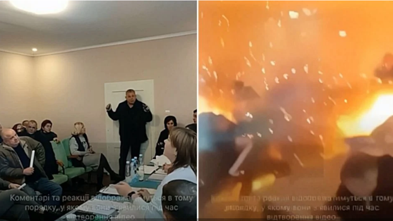 IMAGENS FORTES: deputado detona três granadas em meio a sessão e deixa 26 feridos na Ucrânia