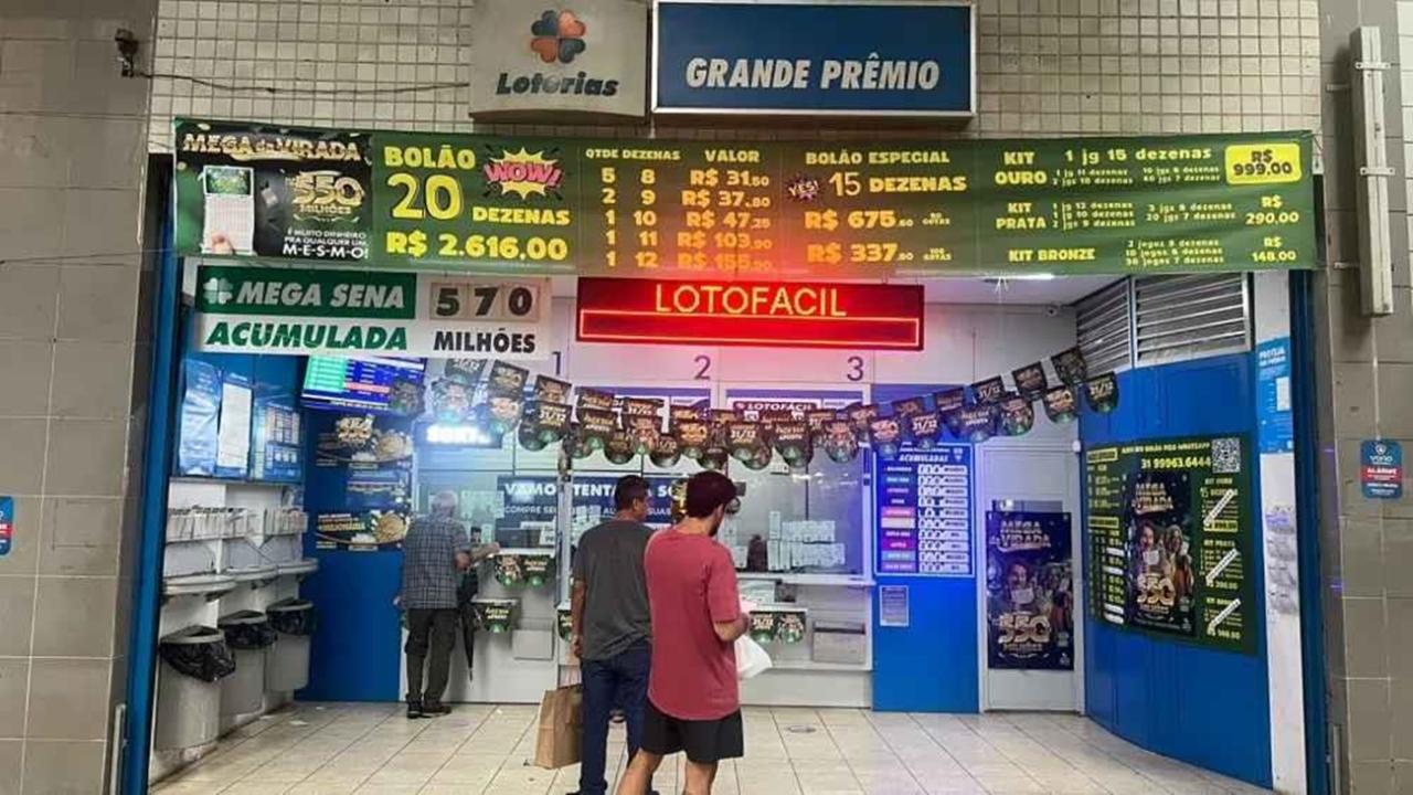 Mega da Virada: lotérica de BH faz bolão de bilhete que custa 193,8 mil