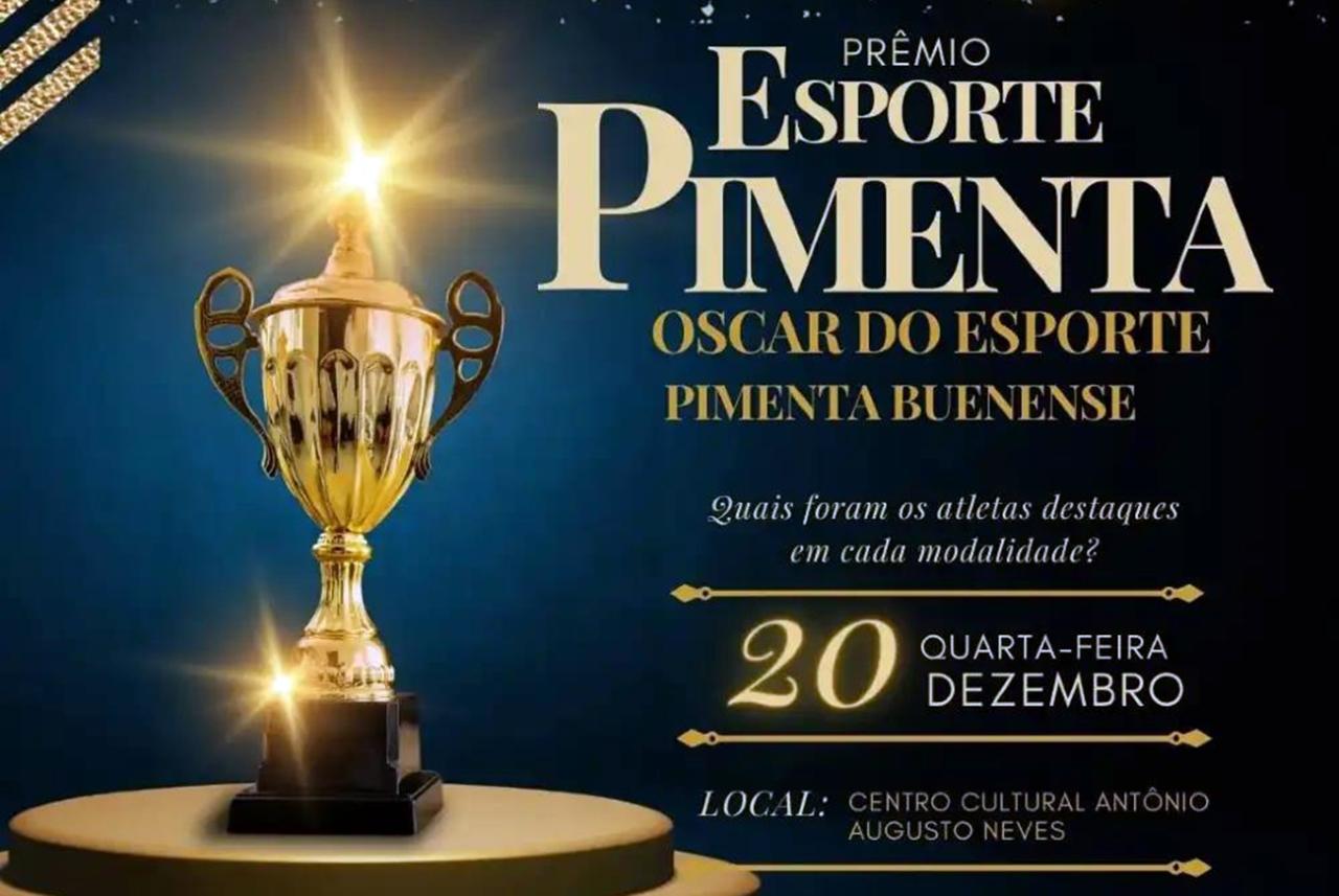 Pimenta Bueno:  Começam os preparativos para o Prêmio Esporte Pimenta 2023