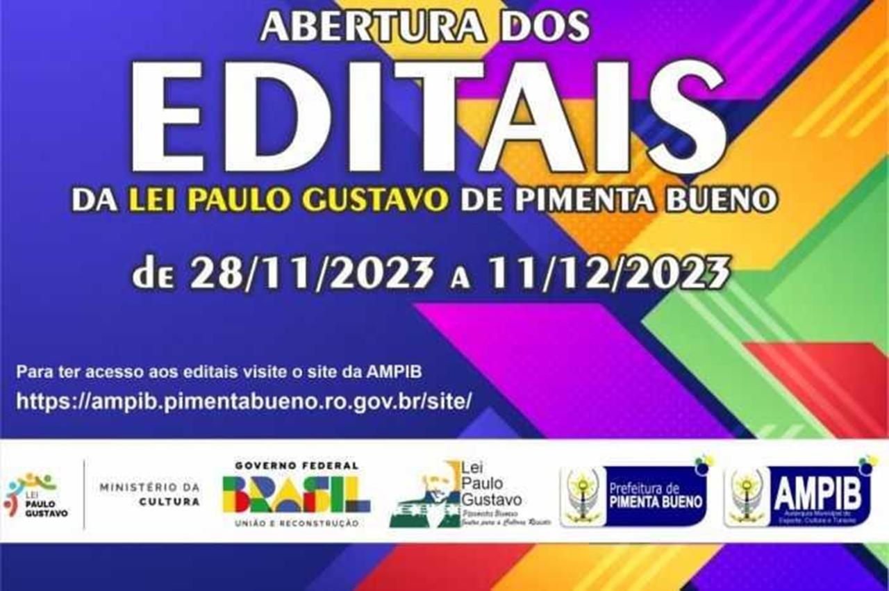 Pimenta Bueno lança Editais da Lei Paulo Gustavo para Impulsionar a Cultura Local