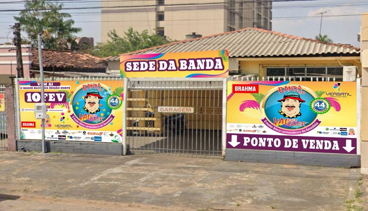CARNAVAL 2024-  Sede da Banda do Vai Quem Quer abre dia 10 de janeiro com vendas de abadás ao preço de R$50, cada