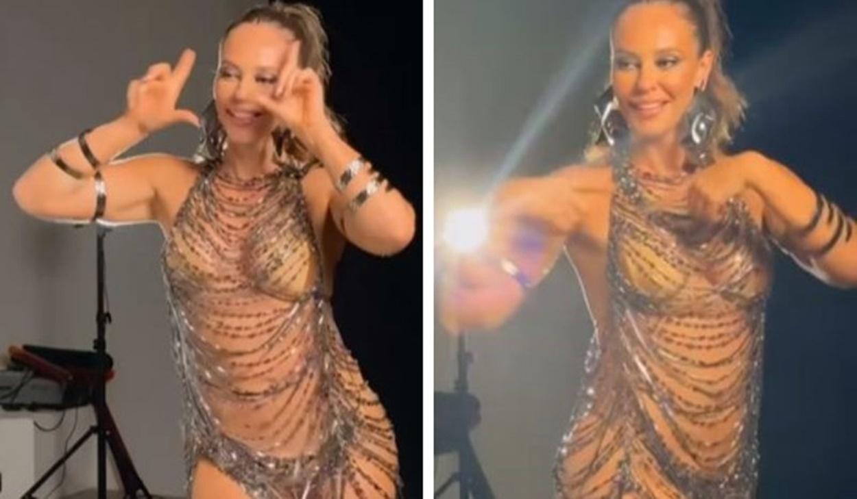 Ivete Sangalo exalta Paolla Oliveira ‘Macetando’ em vídeo: VEJA