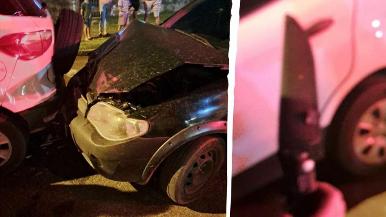 Rondõnia: embriagado, aposentado se envolve em dois acidentes de trânsito, agride jovem a socos e acaba preso em Vilhena