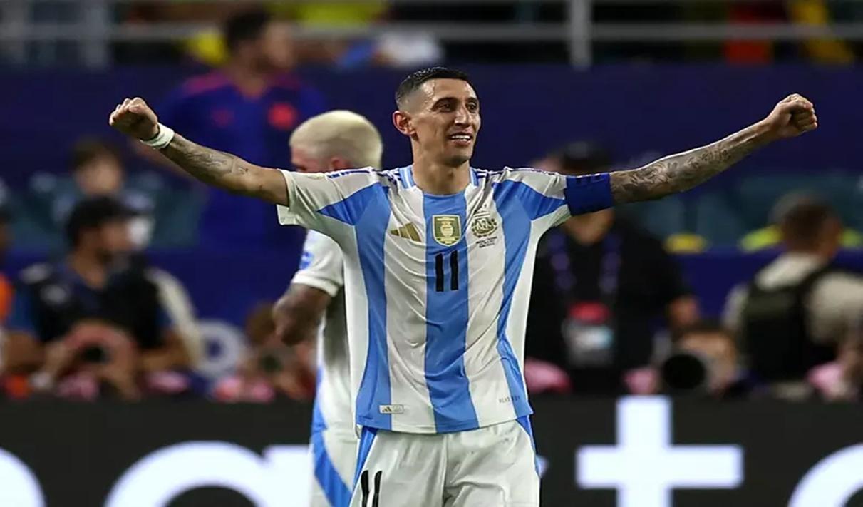 Di María confirma adeus à seleção Argentina após título da Copa América