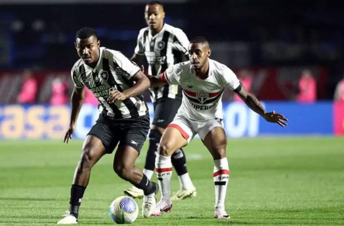 Em jogo de quatro gols, São Paulo e Botafogo empatam no MorumBIS