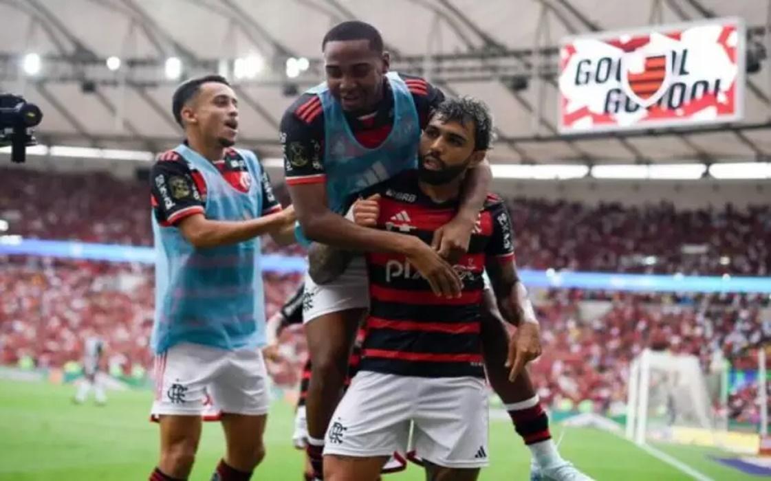Gabigol faz dois, Flamengo bate o Atlético-MG e abre vantagem na final da Copa do Brasil