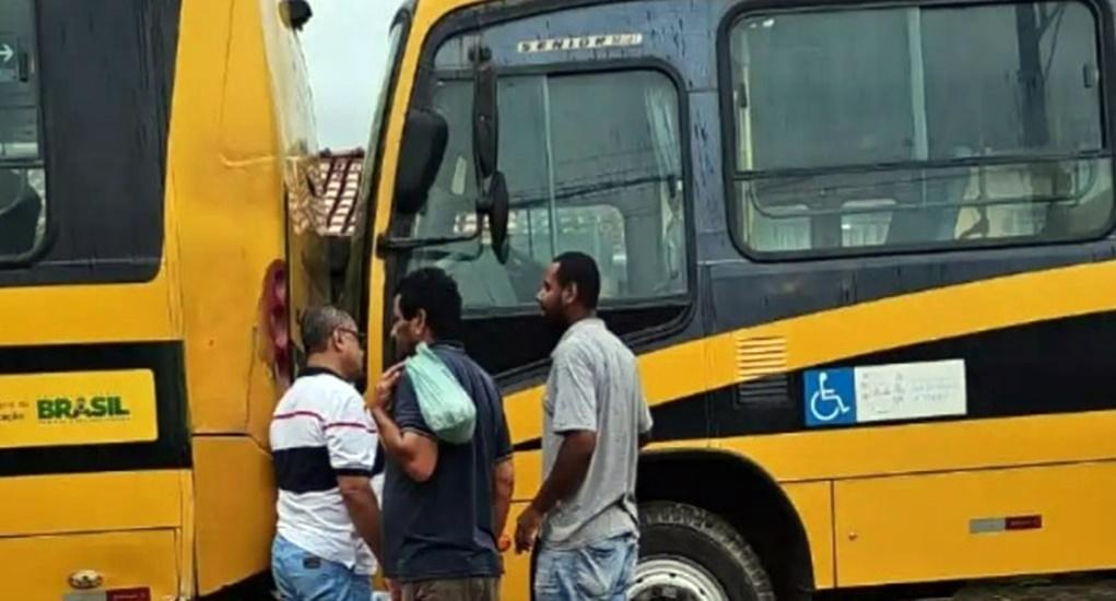 Criança de 9 anos morre prensada entre dois ônibus escolares nesta quarta-feira, 11
