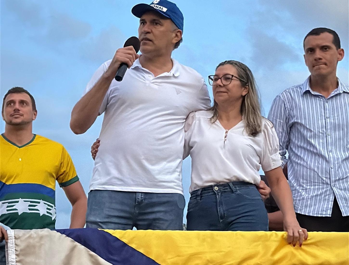 PIMENTA BUENO – Carreata em apoio ao prefeito Arismar Araújo supera expectativas