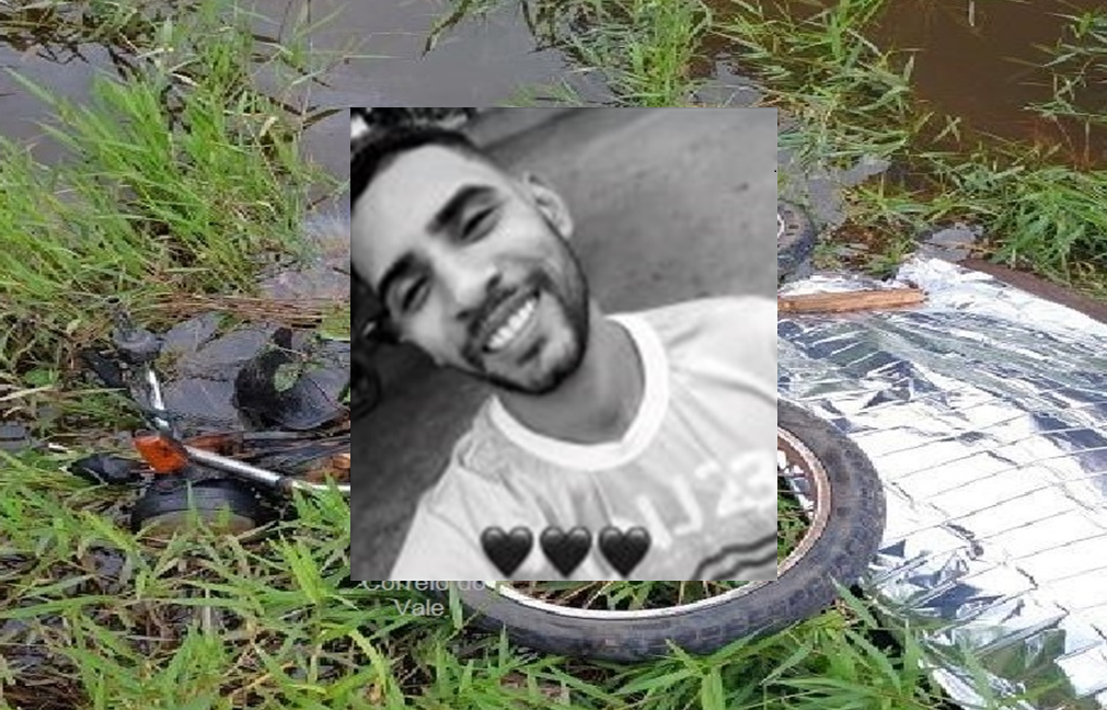 Vídeo: Jovem morre ao cair com motocicleta em ponte na zona rural de São Miguel do Guaporé
