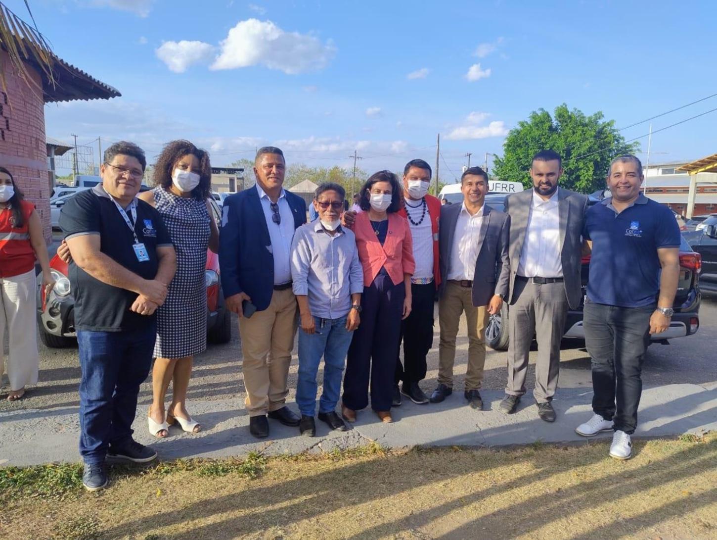 Cofen lança projeto “Conatenf Itinerante 2025″ em visita com a ministra Nisia Trindade à comunidade indígena em Roraima