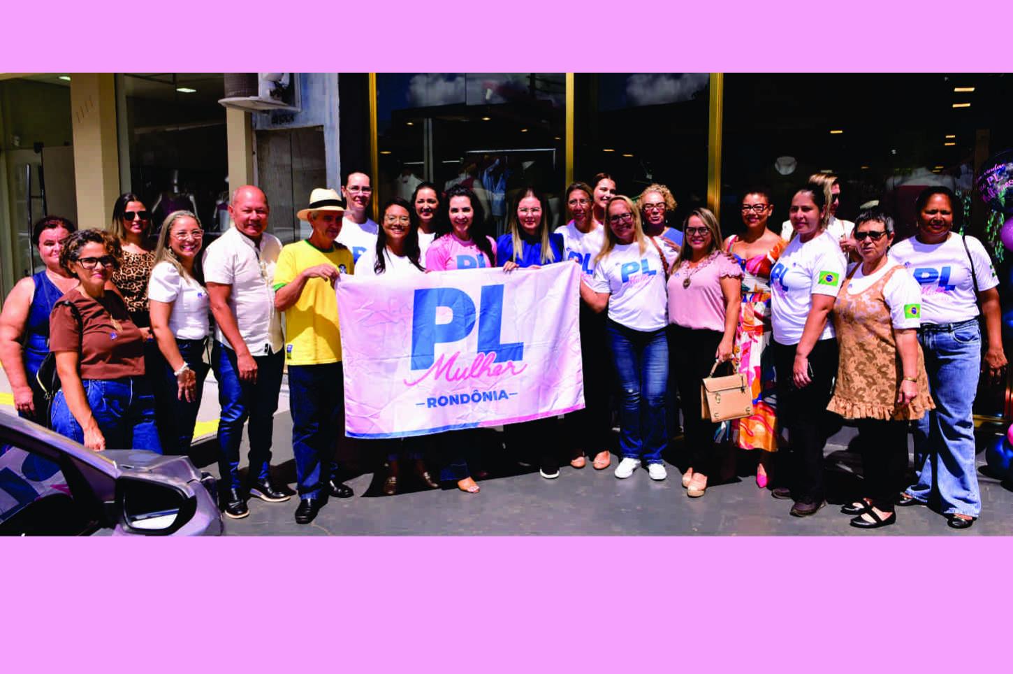 CACOAL – Gil Cardoso inaugura sede do PL Mulher com presença de Sandra Melo Presidente Estadual PL Mulher