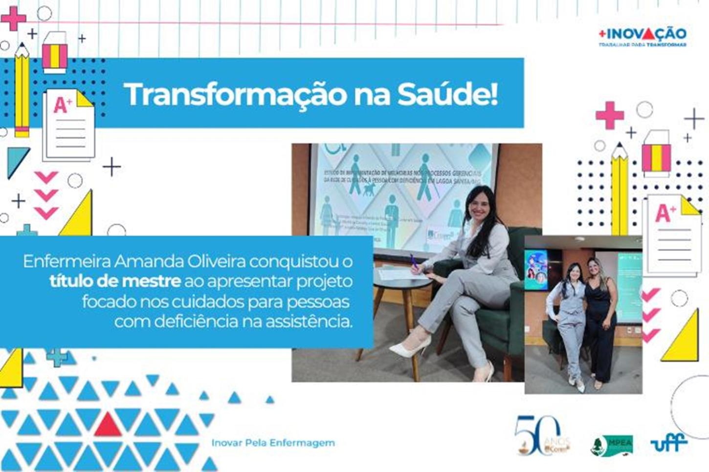 Enfermeira obtém título de mestre ao implementar cuidados à pessoa com deficiência