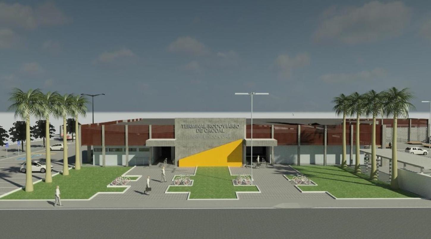 Nova rodoviária vai oferecer estrutura a altura de Cacoal