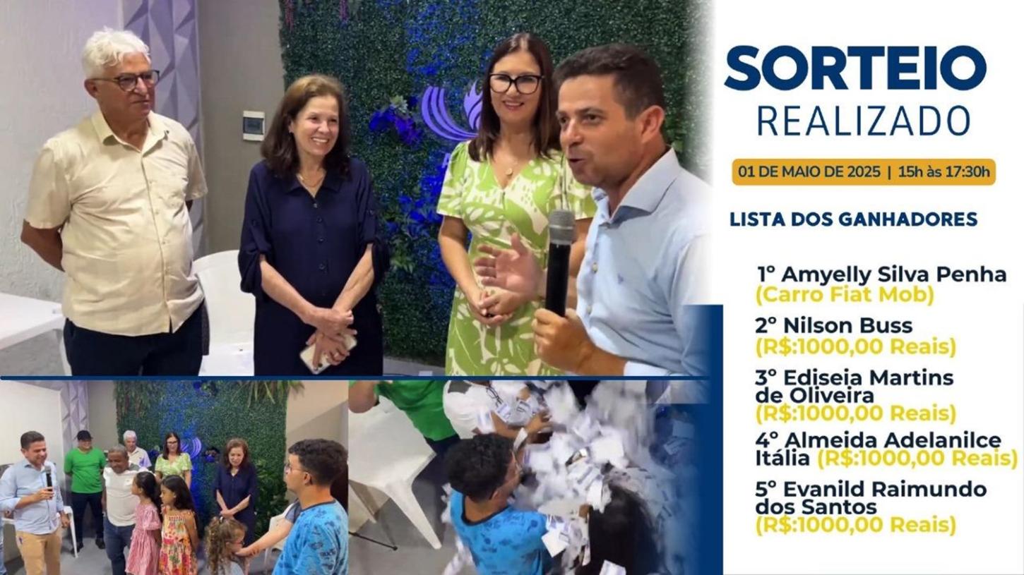 ASSDACO anuncia ganhadores da Ação entre Amigos realizada pela Igreja Assembleia de Deus Madureira