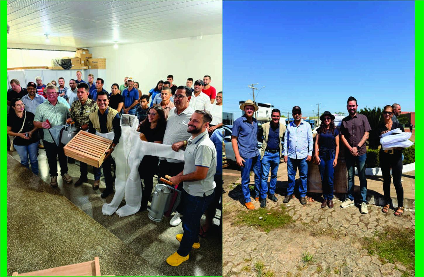 Deputado Cássio Gois entrega mais de 50 kits apícolas para produtores de Rolim de Moura no Dia do Agricultor