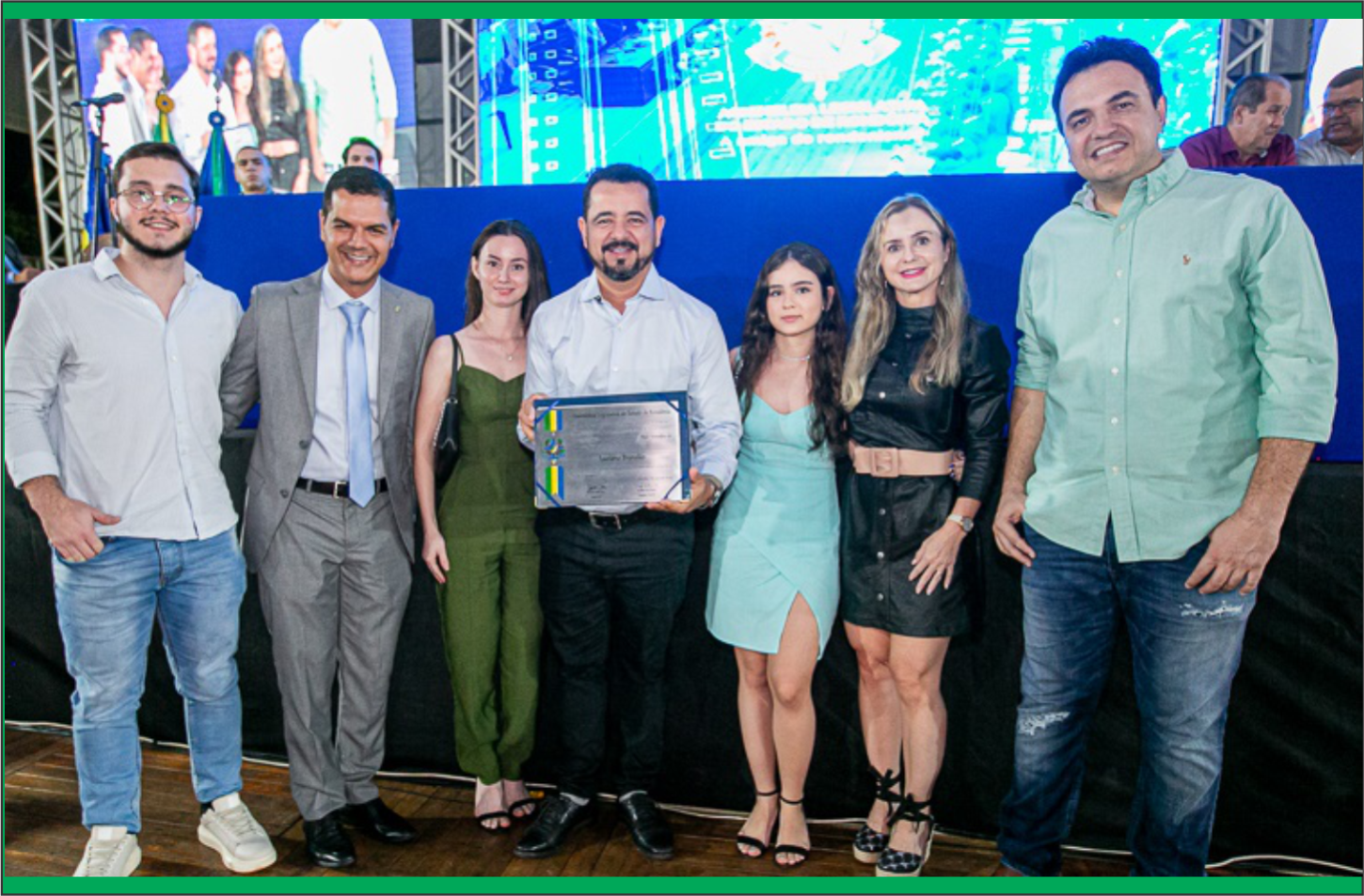 Luciano Brandão recebe título de cidadão honorário de Rondônia em homenagem proposta pelo deputado Cássio Gois
