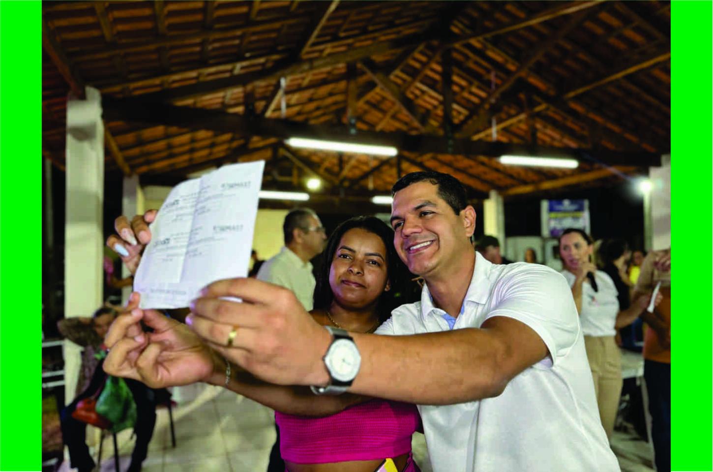 Cássio Gois participa do sorteio dos endereços das 300 famílias do Residencial Cidade Verde