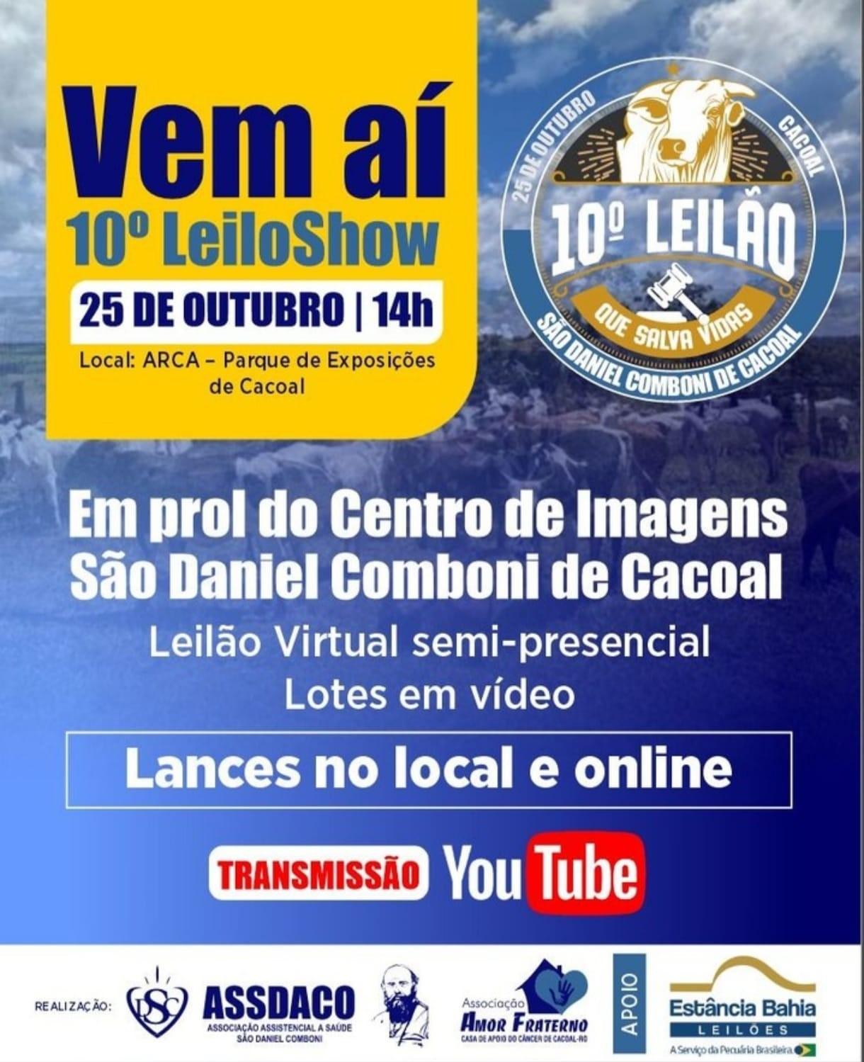 ASSDACO se prepara para a 10ª edição do LeiloShow em Cacoal 