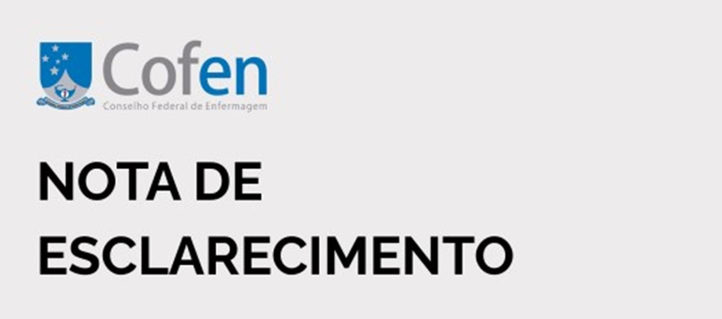 COFEN - NOTA DE ESCLARECIMENTO: Prescrição de medicamentos por enfermeiros é segura, resolutiva e tem respaldo legal