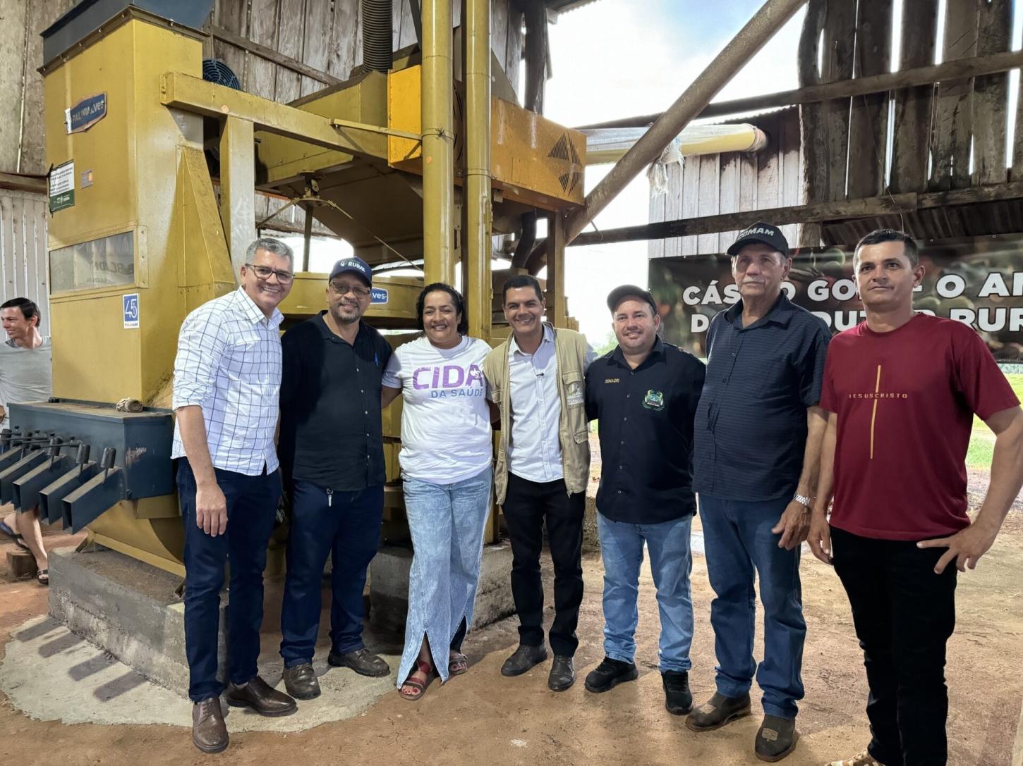 Deputado Cássio Gois entrega recursos à Associação Apprusul, em Rolim de Moura, fortalecendo a agricultura familiar
