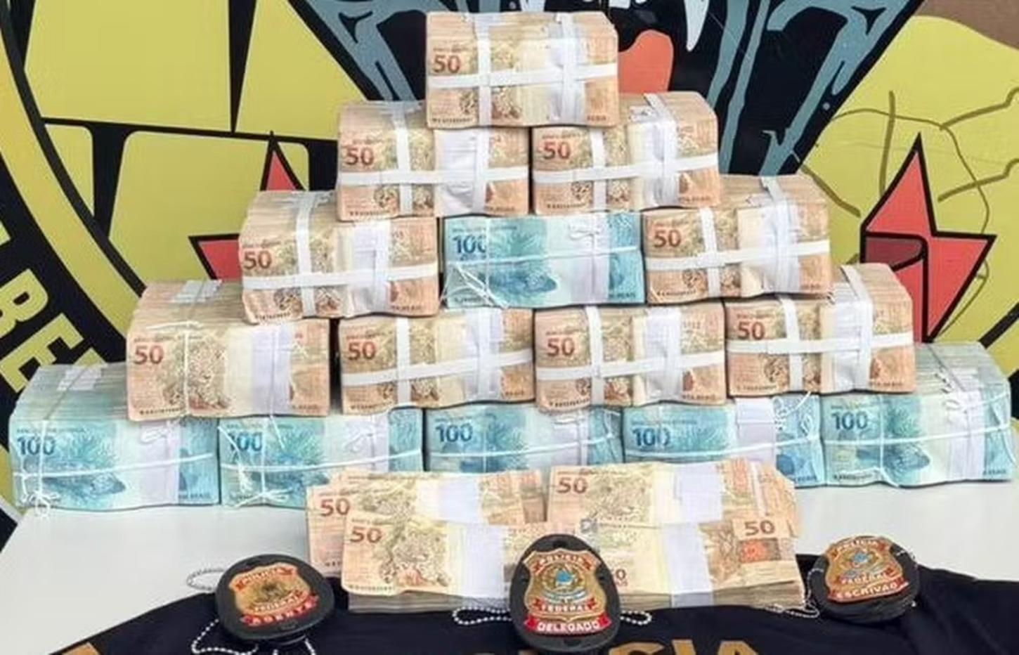 PF apreende mais de R$ 1 milhão em dinheiro vivo transportado por homem em RO