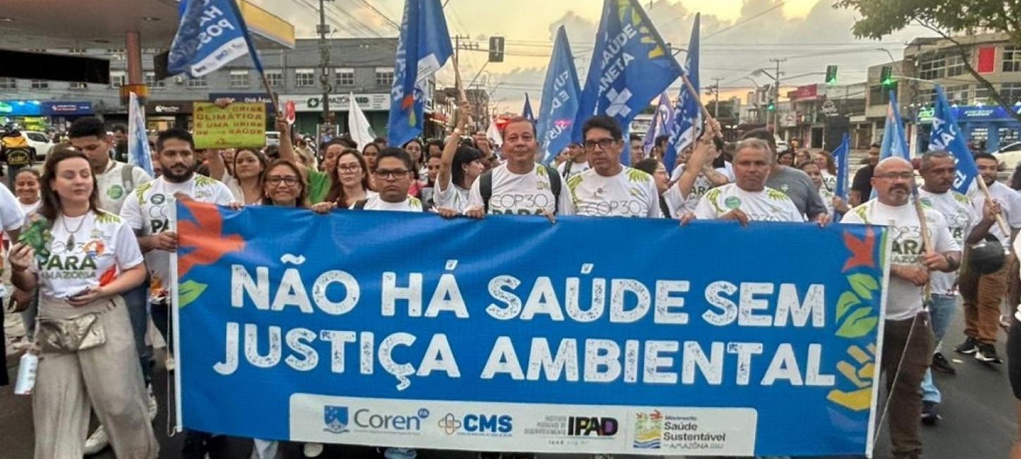 Três mil marcham na COP-30: Não há Saúde sem Justiça Ambiental