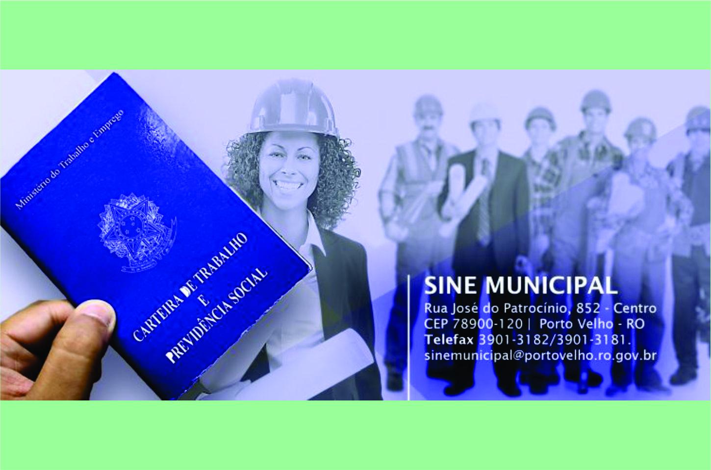 SINE DE PORTO VELHO: Vagas abertas para confeiteira e entregador de água e gás