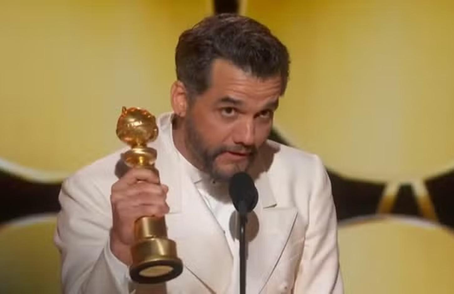 Wagner Moura vence prêmio de melhor ator em filme de drama no Globo de Ouro