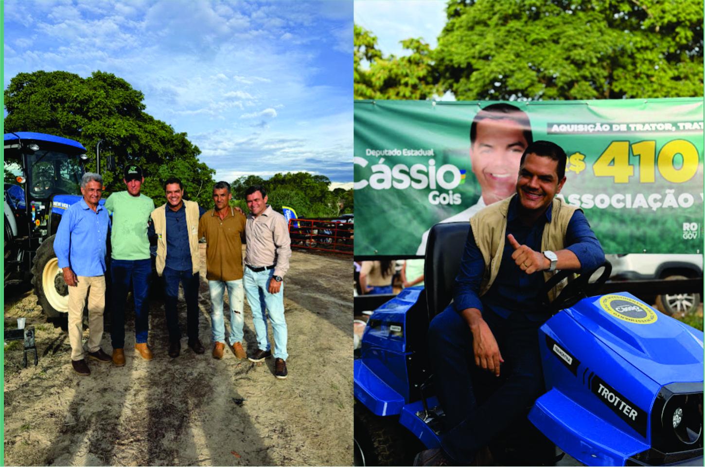 Investimento de Cássio Gois fortalece agricultura familiar e beneficia mais de 150 famílias em Cacoal