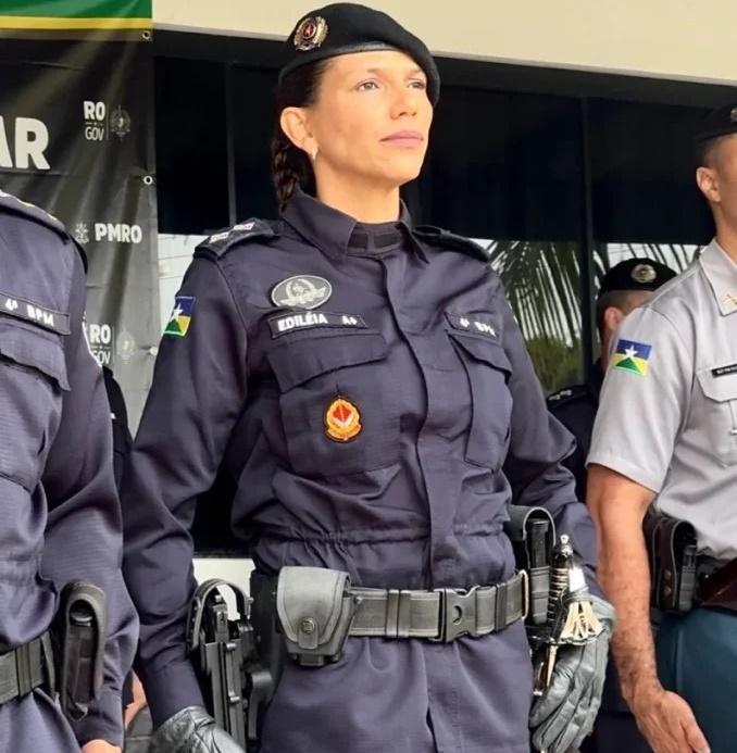 Momento histórico: Pela 1ª vez, Companhia da Polícia Militar de Cacoal é comandada por uma mulher