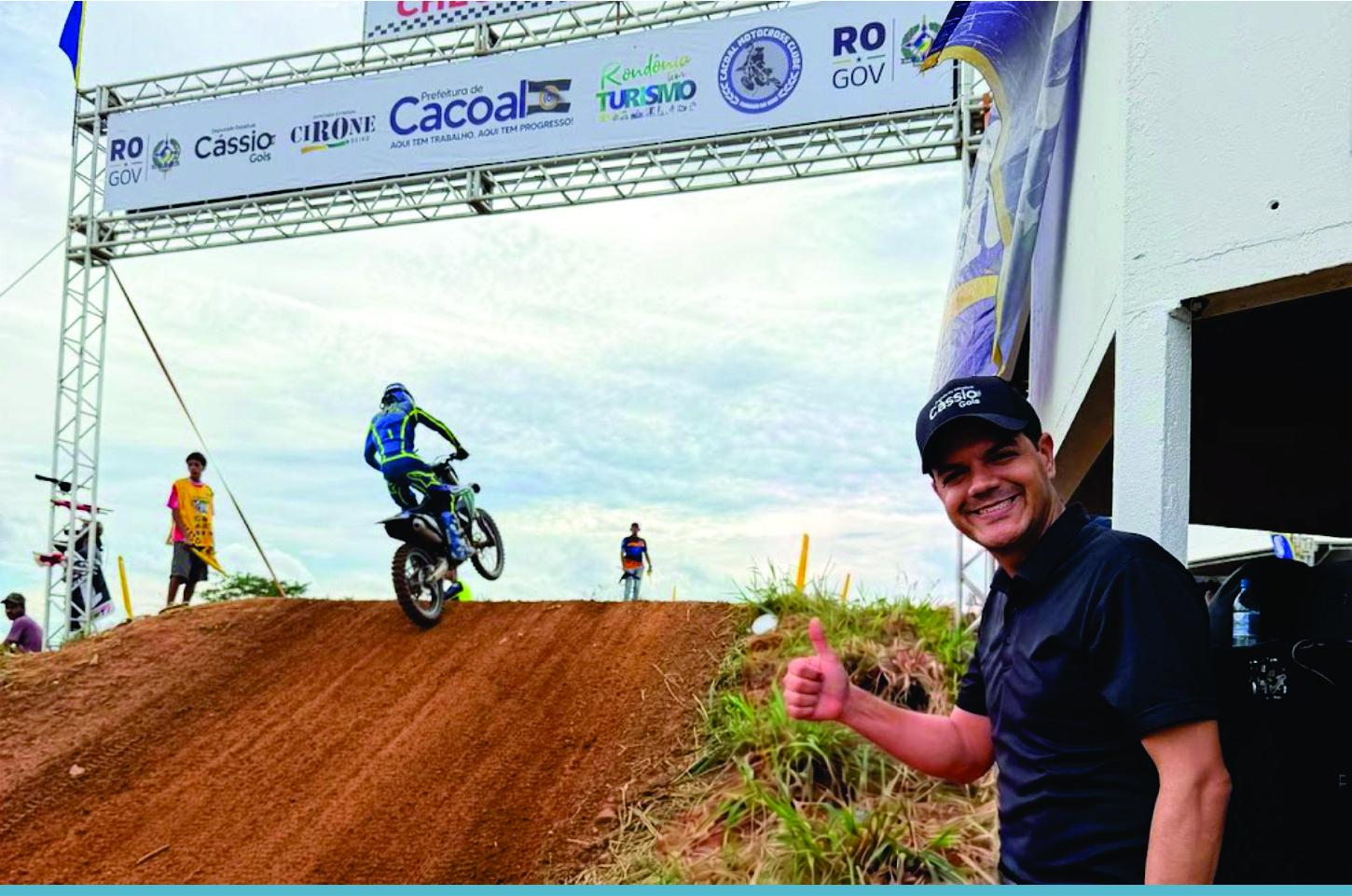 Cássio Gois impulsiona o turismo em Rondônia e Campeonato Estadual de Motocross reúne multidões