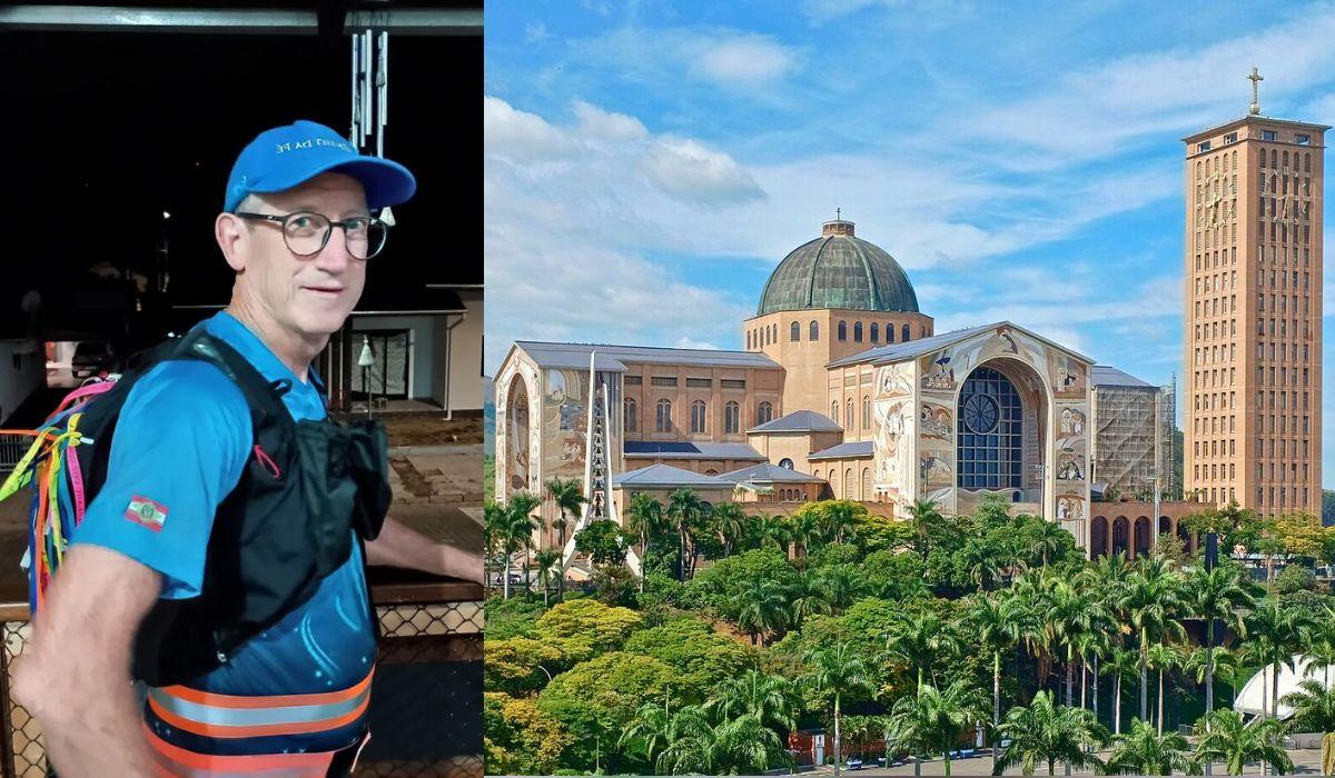 Fé na estrada: peregrino percorre 800 km até Aparecida em 14 dias