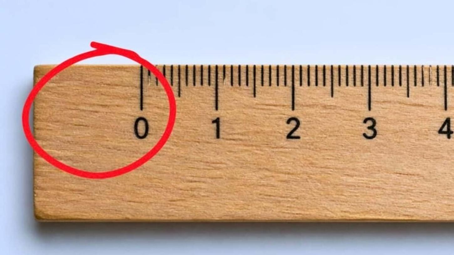 Por que existe um espaço antes do zero na régua? Entenda